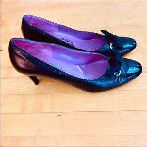 Salvatore Ferragamo Black Leather Heels W …